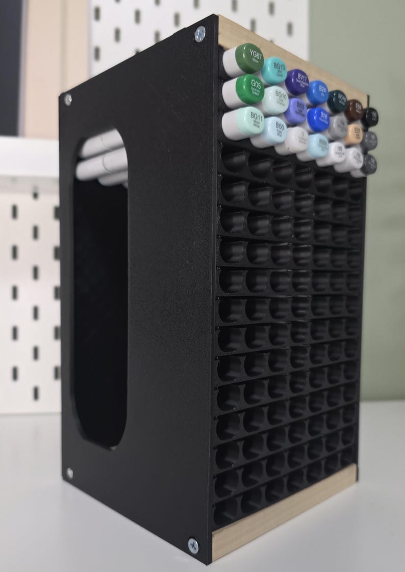 Copic Marker Storage, Copic Marker Holder, Copic Sketch, Marker Storage, Desk Organizer, Marker Case, Desk Accessories, Desk Decor, 3D Print