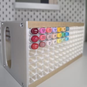 Copic Marker Storage, Copic Marker Holder, Copic Sketch, Marker Storage, Desk Organizer, Marker Case, Desk Accessories, Desk Decor, 3D Print
