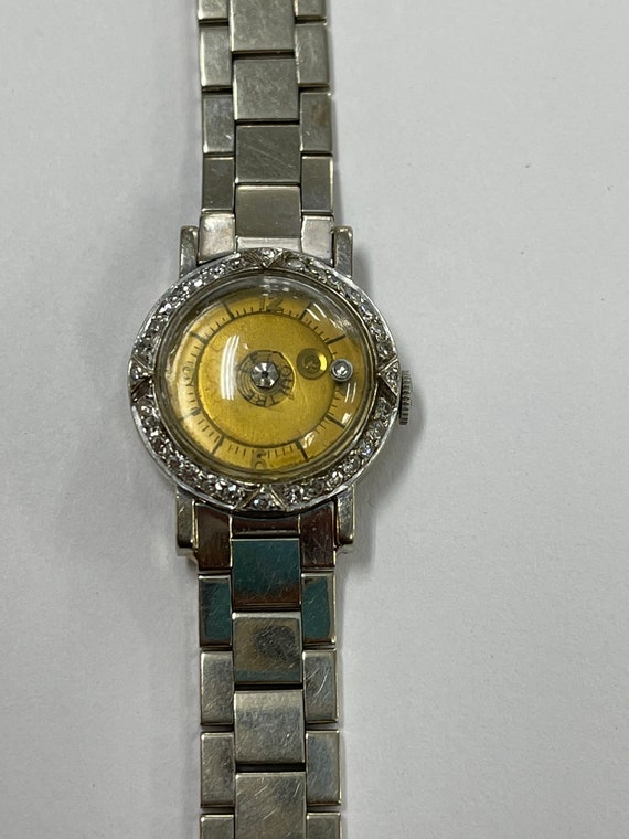 Ladies LeCoultre Mystery Dial Watch Circa 1950s Vi