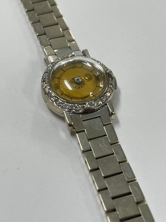 Ladies LeCoultre Mystery Dial Watch Circa 1950s V… - image 4