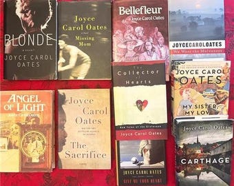 10 HC 6 Vintage 1 SIGNED Joyce Carol Oates Carthage Angel of Light My Sister My Love Collector of Hearts Blonde Bellefleur Mulvaneys