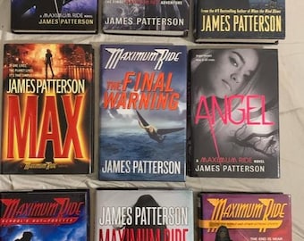 Bundle 1-9 Complete Maximum Ride Series James Patterson Hardcover Angel Experiment - Forever