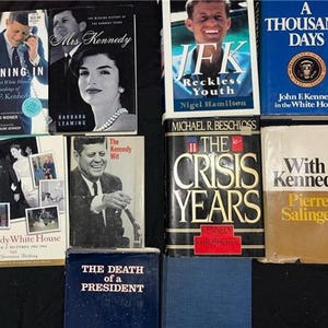 FREE Ship 10 Biographies/Memoirs John F. Kennedy Wit, White House Mrs., JFK,  A Thousand Days, Thirteen Days X Bobby Most 1st Ed 5 1st/1st