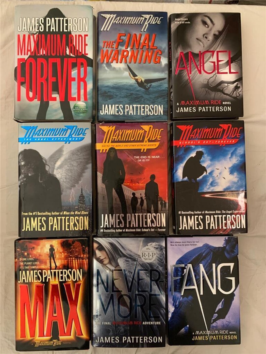 Bundle 1-9 Complete Maximum Ride Series James Patterson - Etsy