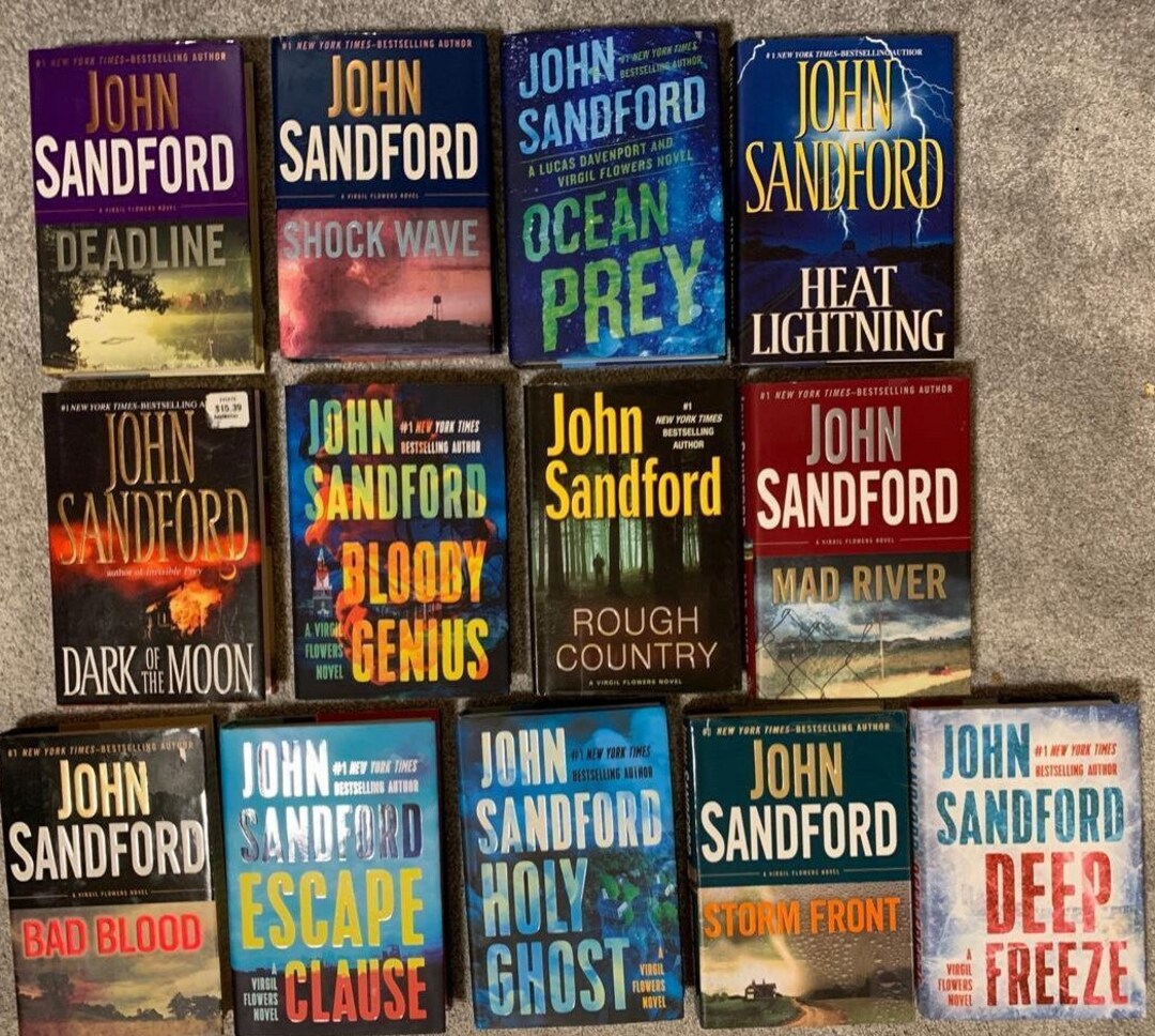 14 Virgil Flowers Books 112 2 Crossovers With Lucas Etsy