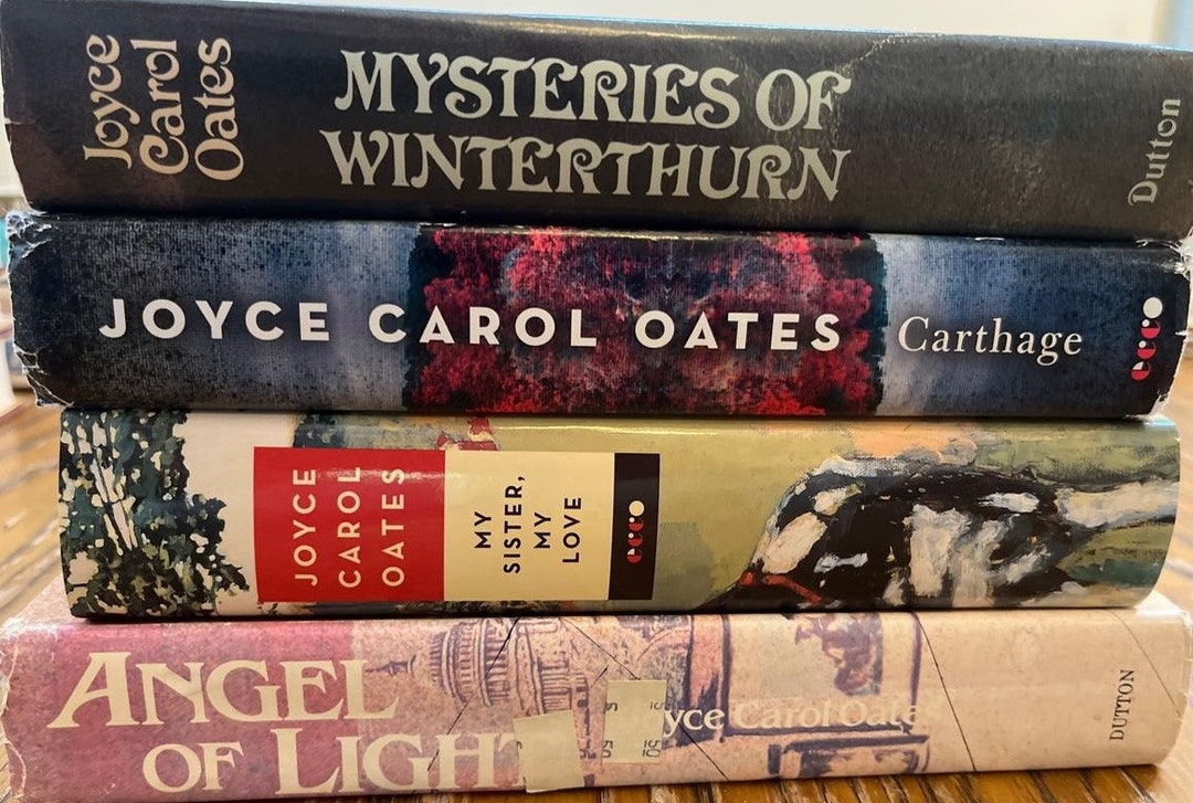 Bundle 4 Vintage Book Club Editions Hardcovers Joyce Carol Oates