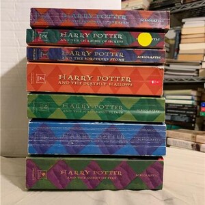 1 - 7 COMPLETE Harry Potter SERIES Books J K Rowling Trade Softcover Bundle image 3
