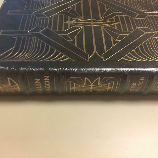 SEALED Fallen Dragon First Edition  Peter Hamilton SIGNED Easton Press New Masterpieces of Science Fiction