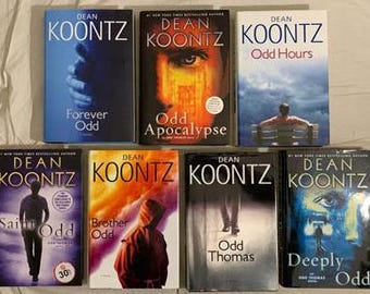 Bundle Complete Novels Odd Thomas Series 1-7 Dean Koontz Hardcover Trade Forever, Brother, Apocalypse, Hours, Deeply, Saint Odd, lot