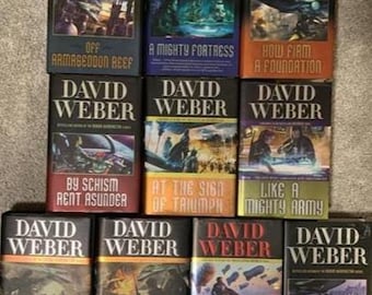 COMPLETE Safehold Series 1-10 David Weber HARDCOVER Matched Set Very Good Condition