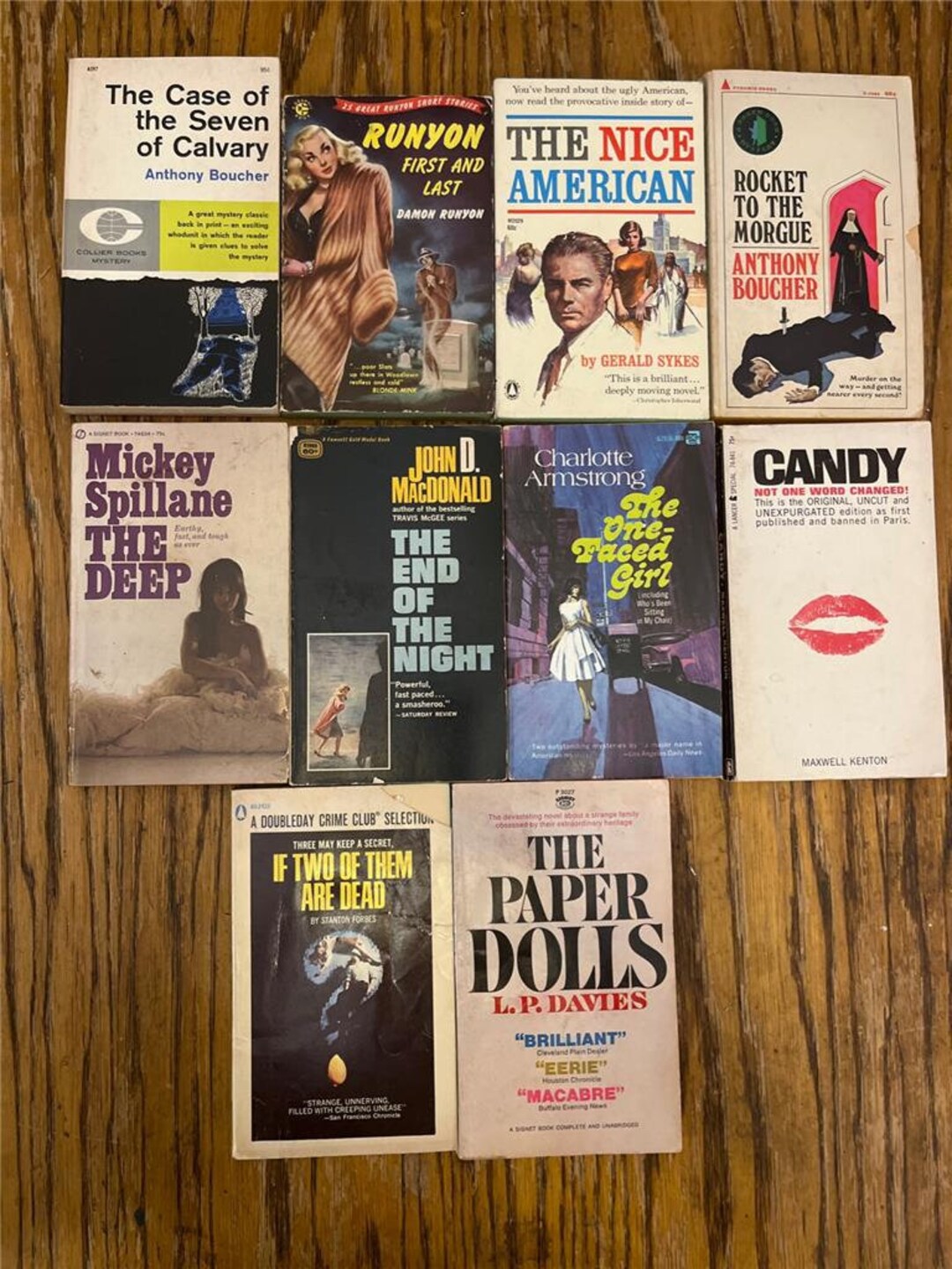 Bundle 10 Vintage Pulp Fiction Paperbacks 60's 70s Most Etsy