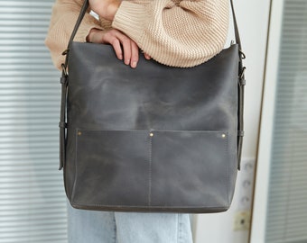 Convertible Backpack Purse Leather Crossbody Bag  Leather Messenger Shoulder Bag Custom Backpack Leather Tote Bag