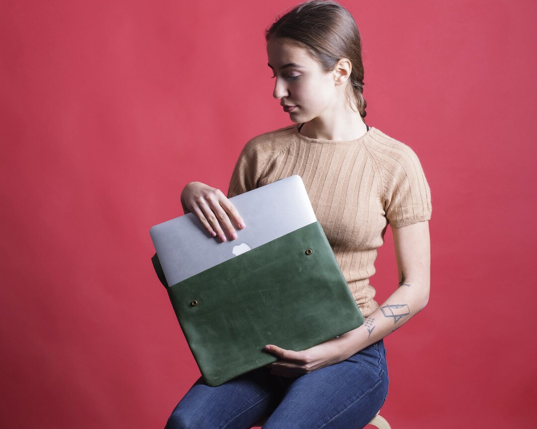 Laptop Sleeve 14 Inch Leather Case 15.6 Inch Cover Laptop Etsy UK