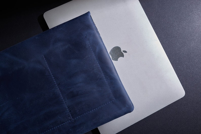 Macbook Pro 14 Sleeve Apple Leather Case Macbook Air M2 Etsy
