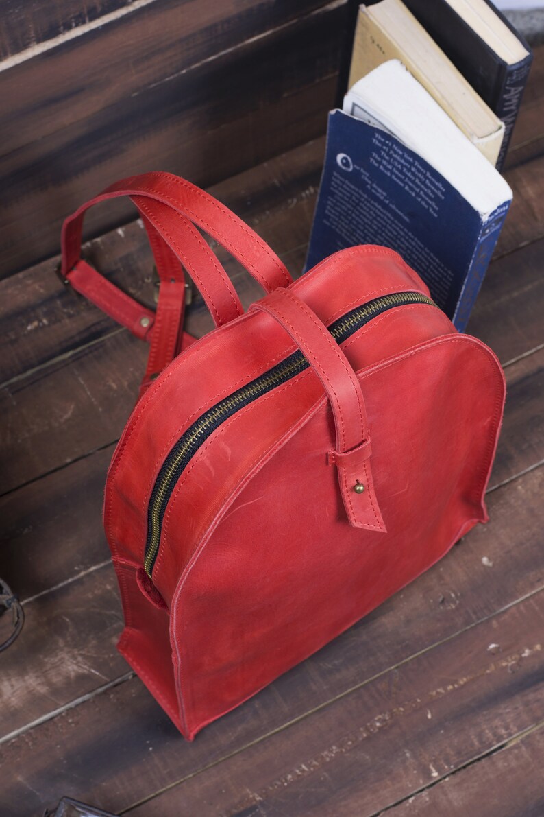 Light Grey Backpack Genuine Leather Woman Rucksack Small City Travel Backpack Grey Bag Girlfriend Birthday Gift Luxury Bag