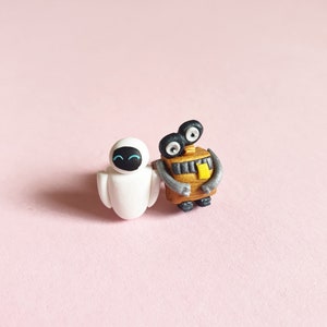 Robot oorbellen verliefd - oorknopjes - Geek Geekery - sieraden - Liefdesoorbellen - Valentijnsdag cadeau