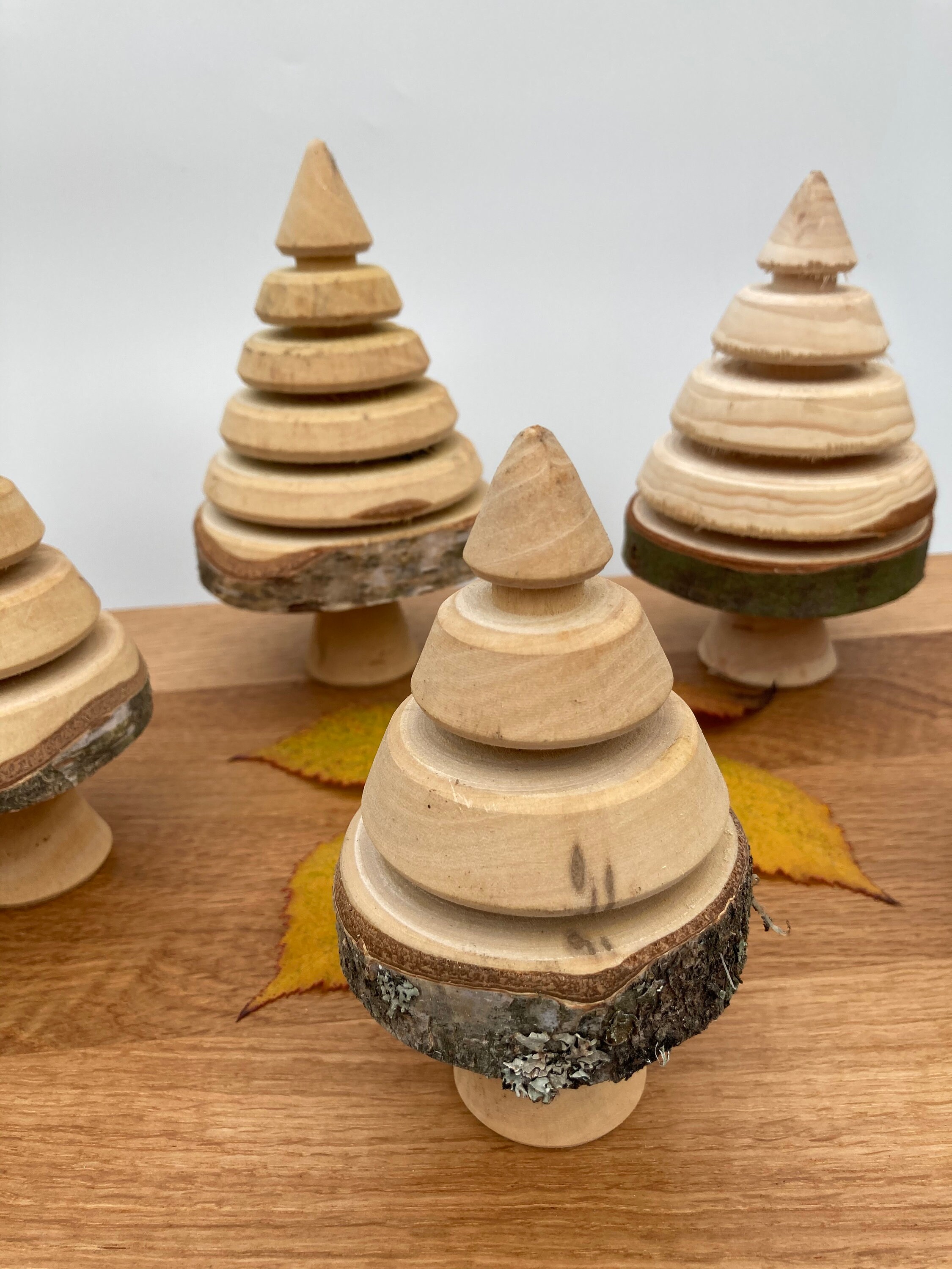 Rudolphs Schatzkiste Ringelbaum – Handgedrechselt Aus Lindenholz, 12 Cm Hoch, Natur