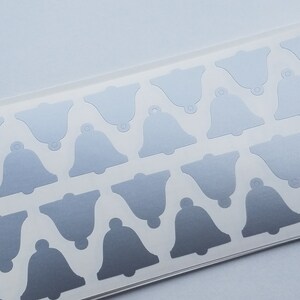 1&quot; Bell Vinyl Stickers - 26 Per Sheet - Holiday Decoration - Envelope Seal