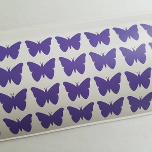1/2&quot; to 1.5&quot; Butterfly Vinyl Sticker
