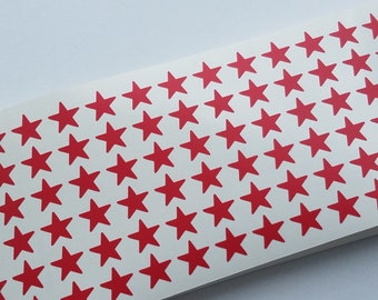 1/2" to 1" Star Vinyl Stickers