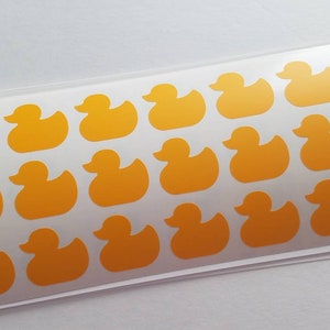 1/2&quot; to 1.5&quot; Rubber Duck Vinyl Stickers