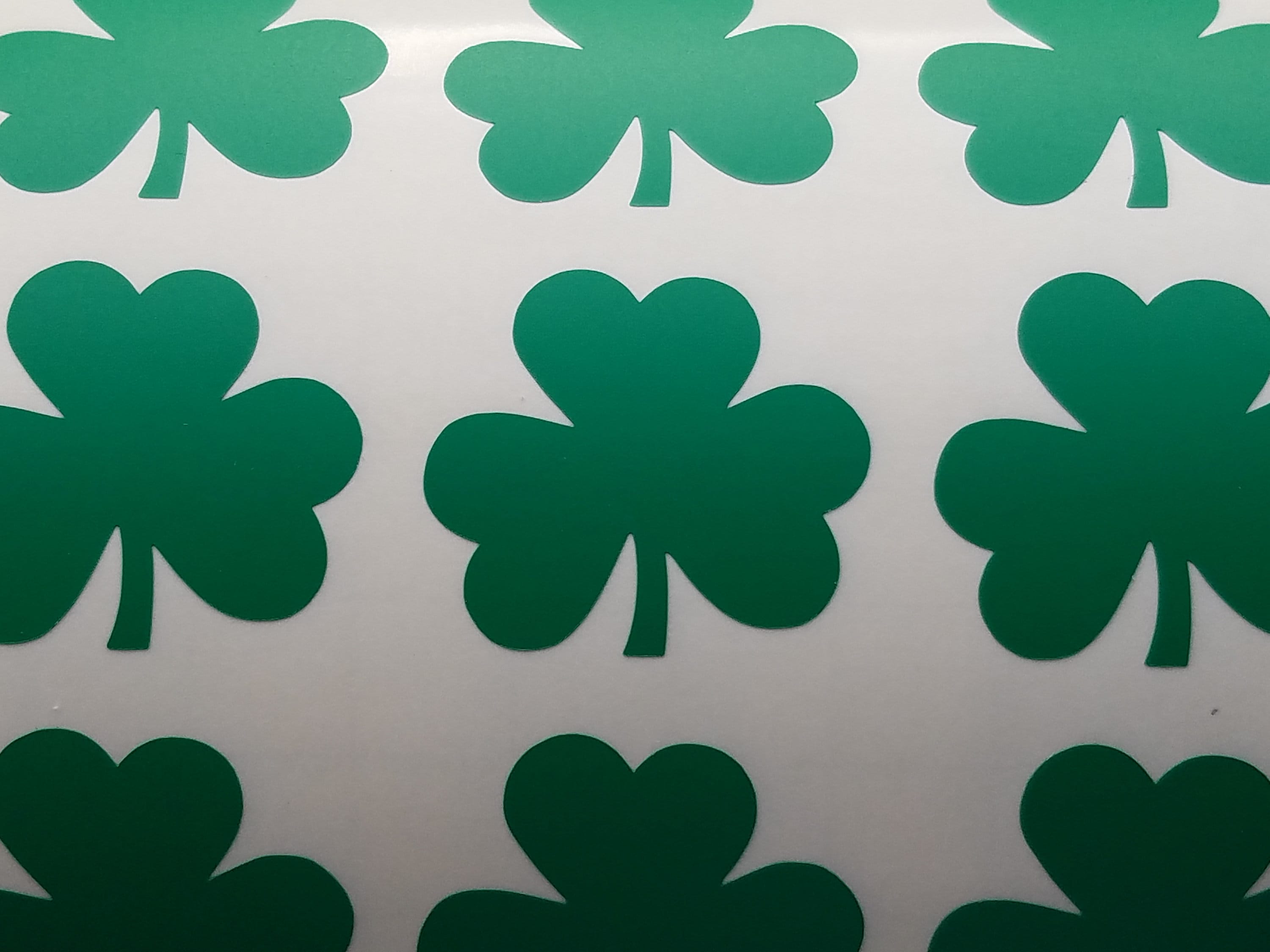 3/4 to 1.5 Shamrock Vinyl Stickers Etsy