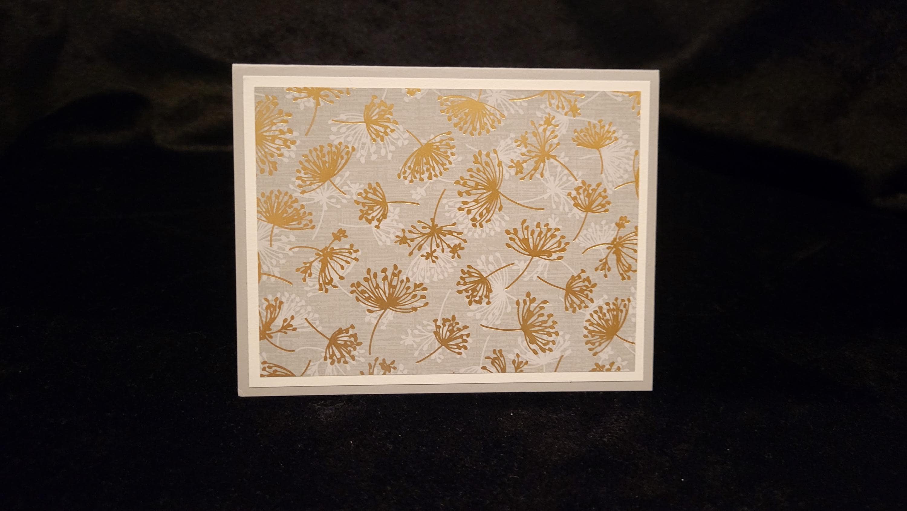 Handmade Greeting Card (Set of 2) - Elegant Dandelion