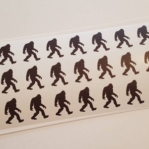 Mini 1" Big Foot Vinyl Stickers - Sasquatch