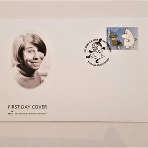 Carta con sellos de los Mumin, sobre de primer día, para coleccionistas, de Finlandia, envío gratuito.