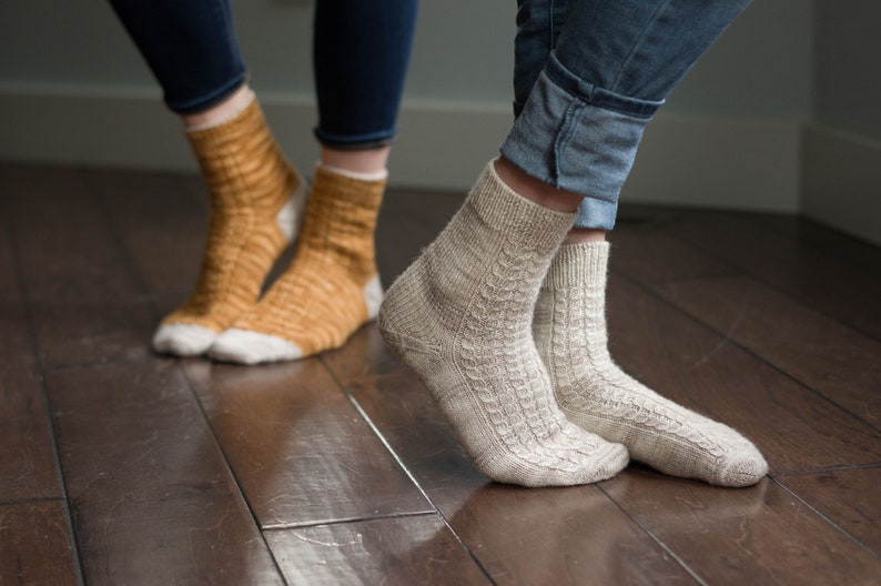 Heartnut Socks by Knox Mountain Knit Co. physical print image 5