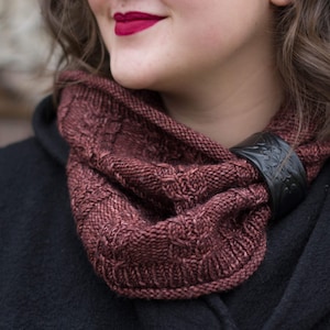 Heartnut Cowl by Knox Mountain Knit Co. digital download Knitting Pattern PDF image 1