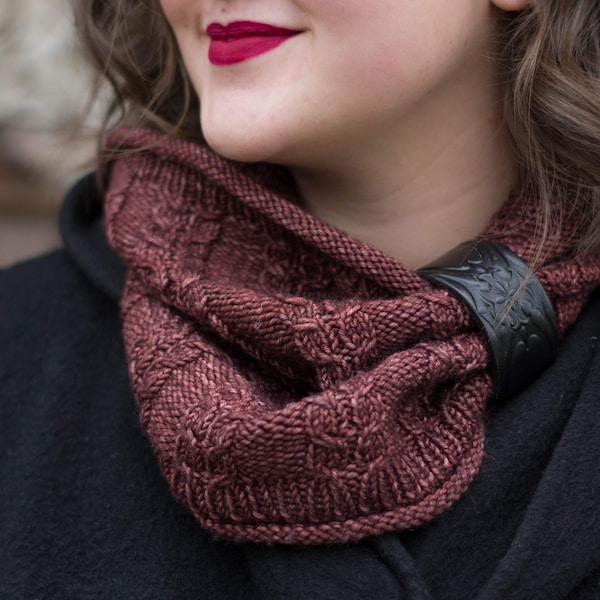 Heartnut Cowl by Knox Mountain Knit Co. - digital download Knitting Pattern (PDF)