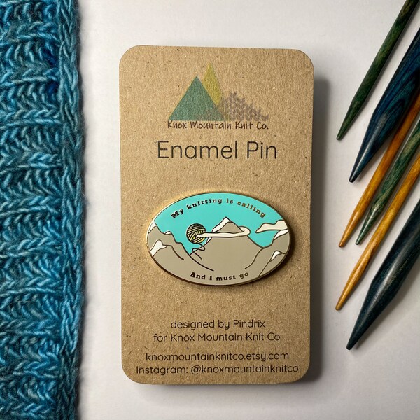 Enamel Pins Knitting Etsy