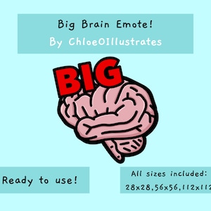 Big Brain Emote | Twitch and Discord Emotes