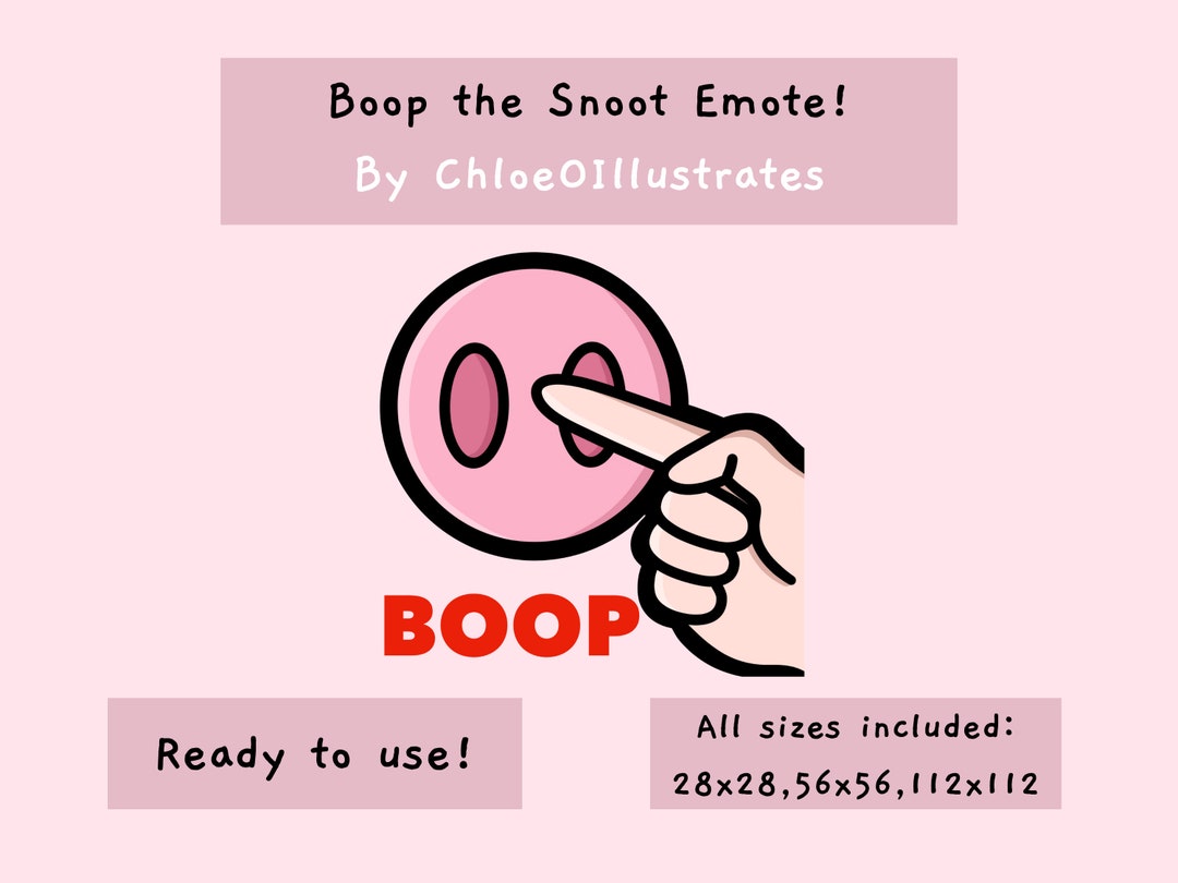 Boop the Snoot Emote | Twitch and Discord Emote | Dead by Daylight - Etsy