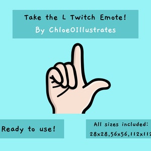 L のエモートをゲット | Discord と Twitch のエモート