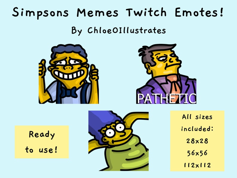 Twitch Emotes The Simpsons Meme Emotes image 1