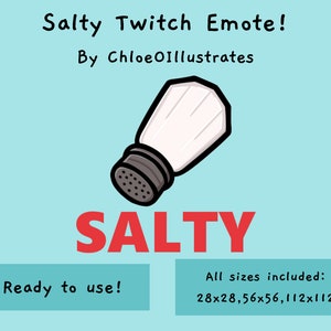 Salty Emote | Twitch Emotes