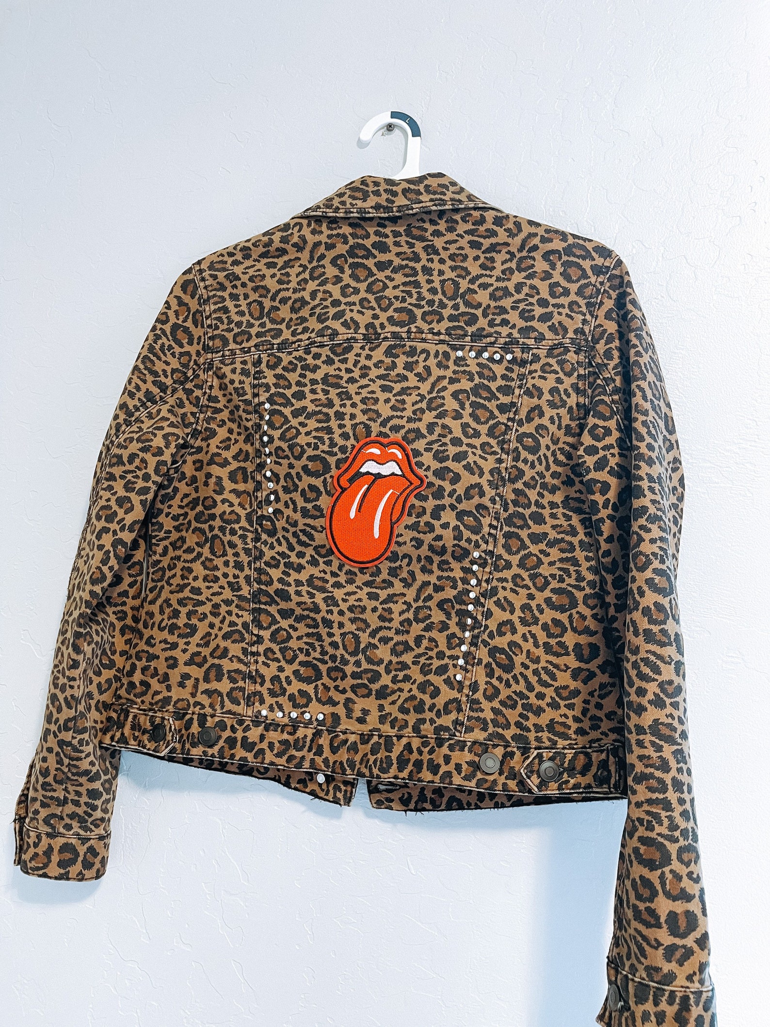 Leopard womens jacket Etsy