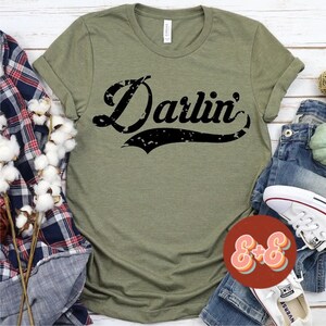 Darlin’ Graphic Tee - Western Tee - Punchy Tee - Rodeo Tee - Women's Tee - Country Music Tee - Graphic Tee - Screen print Tee