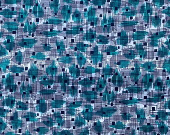 Fabric, dress fabric, craft fabric, novelty fabric, Geometric design fabric, print fabric, retro print fabric