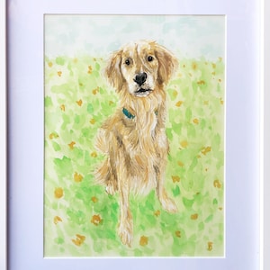 Gouache Pet Portrait