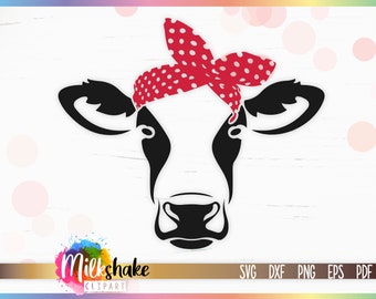 Download Free Cow Head Svg Etsy SVG Cut Files