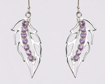 Amethyst New Leaf Set | Pendant and Earring Set | Perfect Gift