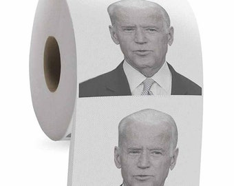 Political Gag Gift-Toilet Paper-Trump, Biden, Hilary