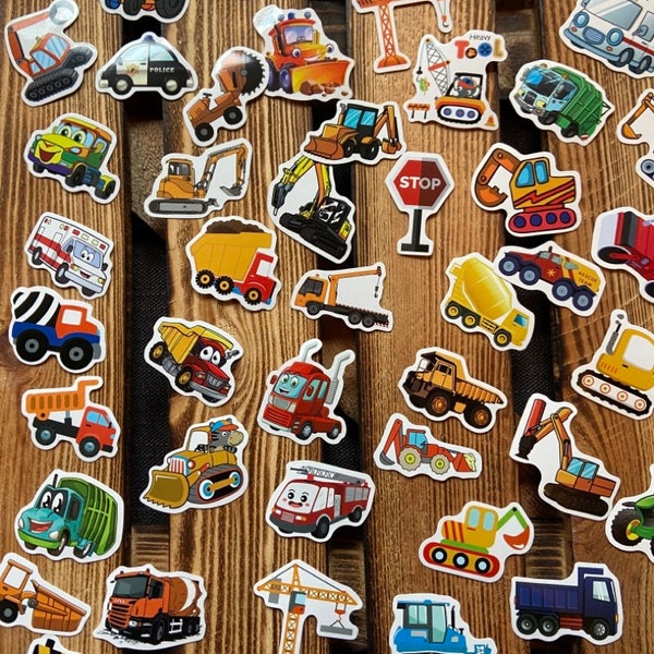 Construction Site Stickers Etsy