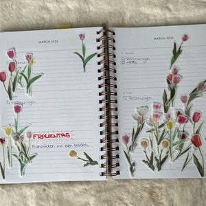 Kleurrijke tulpen – Washi-stickers (193)