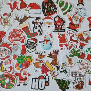 Stickerbombe Nikolaus – Kerstgroeten – 50 grote stickers in een set (60)