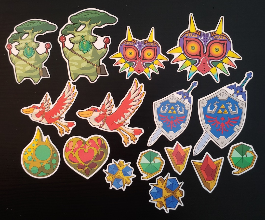 Legend of Zelda Stickers Etsy