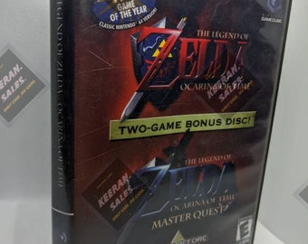 The Legend of Zelda Ocarina Of Time Master Quest Single Disc Case GameCube  Case Reproduction